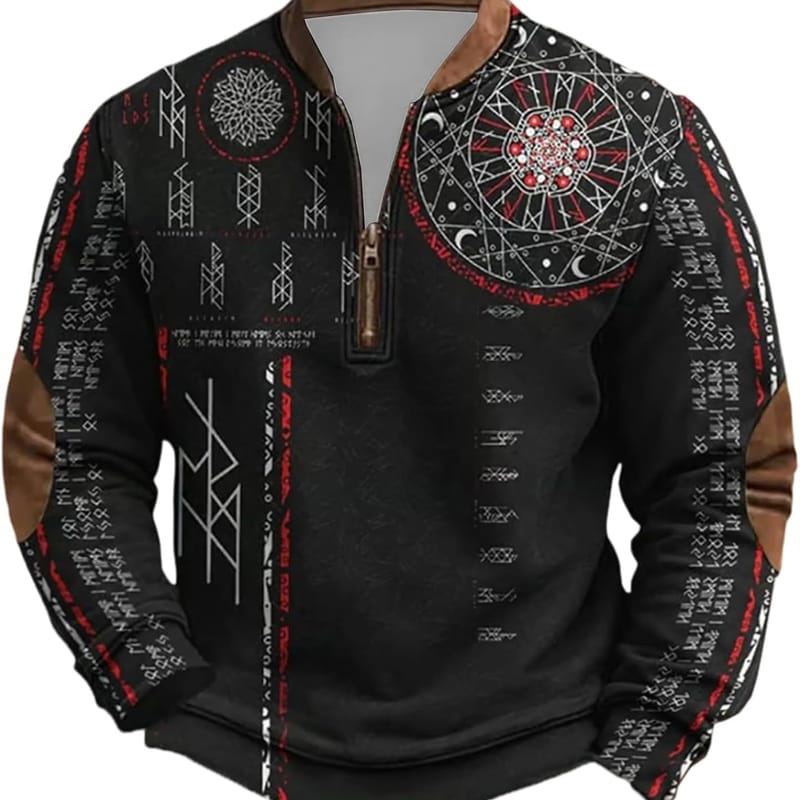 Pull Viking Arbre de Vie Yggdrasil 3D Nordique